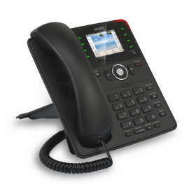 SNOM D735 SIP Desk Telephone, l 2.7 Inch TFT Display, 32 Self-Labeling Function Keys (8 Physical), Black 4389