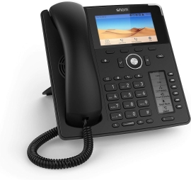 SNOM D785N SIP Desk Phone, 4.3 Inch Colour Display, 480 x 272 Pixels, HD Audio, USB, 48 Self-Labeling Keys 4599