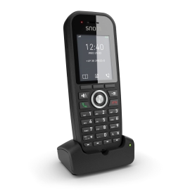 SNOM M30 IP DECT Handset, Multicell Compadible, Backlit Keyboard, Long Stangby Time, Hold or Forward, Black 4607