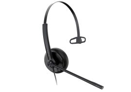 Yealink UH34SE-M-UC-C Wideband Noise Cancelling Headset, USB-C and 3.5mm, Leather Ear Piece, YHC20 Controller with UC Button, Mono UH34SE-M-UC-C