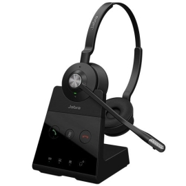 Jabra ENGAGE 65 Stereo Professional Wireless DECT Headset, Suitable For PC & Deskphone, Advanced Noise Cancellation, 2yr Warranty 9559-553-117