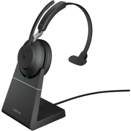Jabra Evolve2 65 MS Mono Bluetooth Headset, Passive Noise-cancelling, 2ys Warranty 26599-899-989