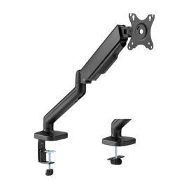 Brateck Cost-Effective Spring-Assisted Monitor Arm Fit Most 17"-32" Monitor Up to 9KG VESA 75x75,100x100(Black) LDT46-C012E
