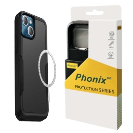 Phonix Apple iPhone 15 (6.1") Armor Rugged Case With MagSafe Black 6.97655E+12
