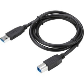 Targus 1 M USB Data Transfer Cable - First End: USB 3.0 Type A - Second End: USB 3.0 Type B - Black ACC987USX