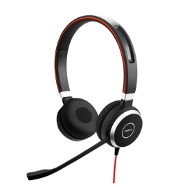 Jabra Evolve 40 MS Stereo USB-C Professional Headset, Suitable for Computer & Mobile Device, Microsoft Teams Certified, 2ys Warranty 6399-823-189