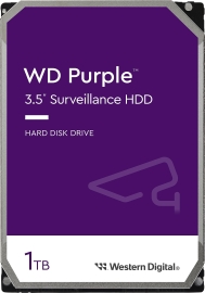 Western Digital WD11PURZ WD Purple 1TB 3.5" Surveillance HDD 5400RPM 64MB SATA3 110MB/s 3yrs limited warranty WD11PURZ
