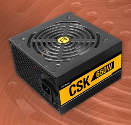 Antec CSK 650W 80+ Bronze, up to 88% Efficiency, Flat Cables, 120mm Silent Fans, 2x PCI-E 8Pin, Continuous power PSU, AQ3 CSK650 AU