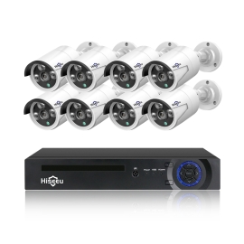 Hiseeu H5NVR-P8-624P 8CH 4MP PoE CCTV System (2TB HDD)