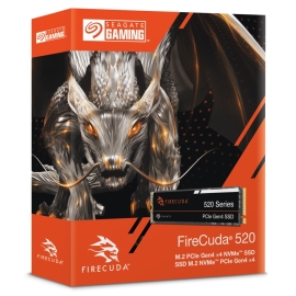 Seagate FireCuda 520 SSD 2 TB ZP2000GV3A012 up to 5,000/4,850 MB/s, plug-and-play SSD, handling upwards of 1,200 TB total bytes ZP2000GV3A012