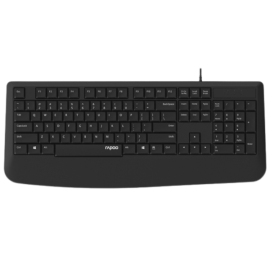 RAPOO NK1900 Wired Keyboard, Entry Level, Laser Carved Keycap, Spill-Resistant, Multimedia Hotkeys ~ NK1800 NK1900