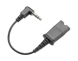 Plantronics Cable, Qd To 3.5mm, Right-angle Plug 40845-01