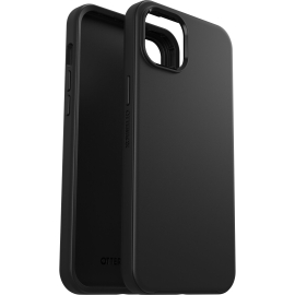 OtterBox Symmetry Apple iPhone 15 Plus (6.7") Case Black - (77-92626), Antimicrobial, DROP+ 3X Military Standard, Raised Edges, Ultra-Sleek 77-92626