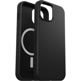 OtterBox Symmetry+ MagSafe Apple iPhone 15 (6.1") Case Black - (77-92928), Antimicrobial,DROP+ 3X Military Standard,Raised Edges,Ultra-Sleek 77-92928