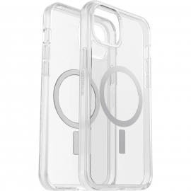 OtterBox Symmetry+ MagSafe Apple iPhone 15 Plus (6.7") Case Clear - (77-93053), Antimicrobial,DROP+ 3X Military Standard,Raised Edges 77-93053
