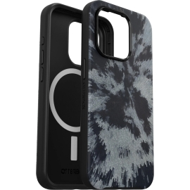 OtterBox Symmetry+ MagSafe Apple iPhone 15 Pro (6.1") Case Burnout Sky (Black) - (77-93361), Antimicrobial, DROP+ 3X Military Standard 77-93361