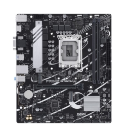 ASUS B760M PRIME B760M-K LGA1700 mATX Motherboard 96GB, 2 x DDR5, 1 x PCIe 4.0 x16 slot, 2 x M.2 slots, 4 x SATA ,2.5Gb Ethernet PRIME B760M-K