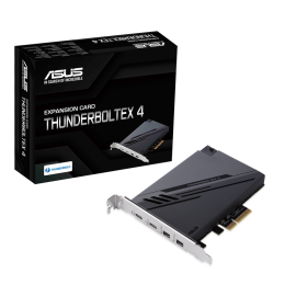 ASUS THUNDERBOLTEX 4 Expansion Card, Dual Thunderbolt, 40 Gbps Bi-Directional, 4xUSB-C, 1xDP, 4xPCIE3.0 THUNDERBOLTEX 4