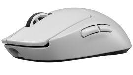 Logitech PRO X SUPERLIGHT 2 LIGHTSPEED Wireless Gaming Mouse 100 – 32,000 dpi HYBRID OPTICAL X MECHANICAL WHITE 910-006640