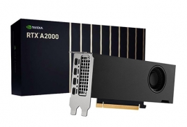 NVidia Quadro RTXA2000 PCIe Workstation Card 12GB GDDR6 4xmDP 4x5120x2880@60Hz 192-Bit 288GB/s 3328 Cuda Cores