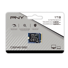 PNY CS2142 1TB PCIe M.2 2230 NVMe Gen4x4 SSD 4,900MB/s 3200MB/s 5yrs M230CS2142-1TB-TB