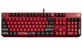 ASUS ROG STRIX SCOPE RX EVA02/RD/US RED Switch Gaming Keyboard, For FPS Gamers, ROG RX Mechanical Switches, RGB ROG STRIX SCOPE RX EVA02/RD/US