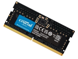 Crucial 16GB (1x16GB) DDR5 SODIMM 5200MHz C42 1.1V Notebook Laptop Memory CT16G52C42S5