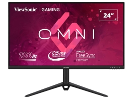 ViewSonic VX2428 24” 180Hz 0.5ms, Fast IPS, Crisp Image and Smooth play. VESA Clear MR certified, Freesync, Adaptive Sync, Speakers, Monitor VX2428-180