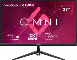 ViewSonic VX2728-2K 27" 2K QHD, 0.5ms, 180hz Super Clear IPS, HDR10, DP, HDMI, Adaptive Sync, VESA ClearMR certified, Speakers Office & Gaming Monitor MNV-VX2728-2K-180