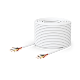 Ubiquiti Door Lock Relay Cable, UACC-Cable-DoorLockRelay-2P, 500-foot (152.4 m) Spool of Two-pair, low-voltage Cable, 36V DC, Solid bare copper,White UACC-Cable-DoorLockRelay-2P