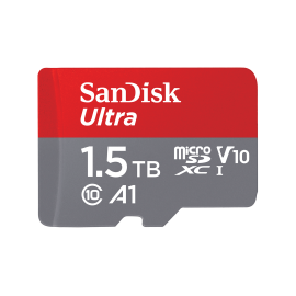 SanDisk 1.5TB Ultra microSDXC UHS-I Card (SDSQUAC-1T50-GN6MN)