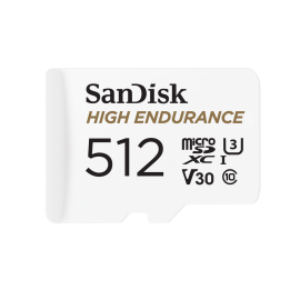 SanDisk 512GB High Endurance microSD Card (SDSQQNR-512G-GN6IA)