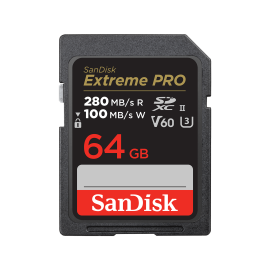 SanDisk 64GB Extreme PRO SDXC UHS-II Card (SDSDXEP-064G-GN4IN)