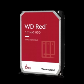 Wd Red Plus Nas, 6TB, 3.5" Form Factor, Sata 6 Gb/s, 256 Mb Cache, 3 Yrs Warranty WD60EFPX