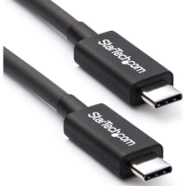 StarTech.com 50cm (1.6ft) Thunderbolt 3 Cable, 40Gbps, 100W Pd, 4K/5K Video, Thunderbolt-Certified, Compatible W/ TB4/USB 3.2/DisplayPort - 50cm (1.6ft) Passive Thunderbolt 3 Cable - Delivers Consistent 40 Gbps Performance - Compatible With TB4, USB4/USB