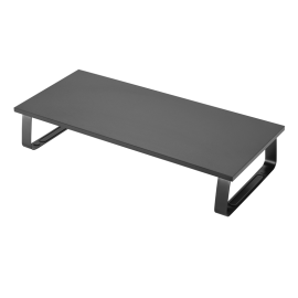 Mbeat® Activiva Ergolife Black Monitor Stand Riser Ergonomic Design Durable And Long Lasting Stainless Steel Construct Product Weight:1.6kg ACA-MSTD-01BLK