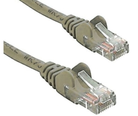 8ware CAT5e Cable 25cm / 0.25m - Grey Color Premium RJ45 Ethernet Network LAN UTP Patch Cord 26AWG CU Jacket KO820U-0.25GRY