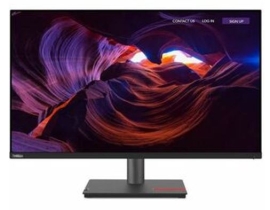 Lenovo ThinkVision P32p-30 31.5 UHD Monitor 4K 3840x2160 16:9 Height Adjustable Tilt Swivel Pivot DP HDMI Thunderbolt 4 LAN 3xUSB3.2 Hub 3yr 63D1RAR1AU