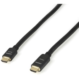 StarTech.com 66ft (20m) Active HDMI Cable, 4K 30Hz UHD High Speed HDMI 1.4 Cable With Ethernet, CL2 Rated HDMI Cord For In-Wall Install - Cable For Audio/Video Device, Home Theater System, Gaming Console, Blu-ray Player, Dvd Player, Apple Tv - First End: