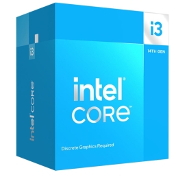 Intel i3 14100F CPU 3.5GHz (4.7GHz Turbo) 14th Gen LGA1700 4-Cores 8-Threads 17MB 58W Graphics Card Required Retail Raptor Lake with Fan BX8071514100F