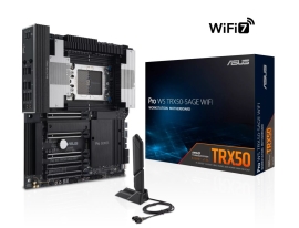 ASUS AMD PRO WS TRX50-SAGE WIFI CEB Workstation Motherboard, PCIe 5.0 x16, PCIe 5.0 M.2, 10Gb and 2.5Gb LAN, Multi-GPU support WIFI7 PRO WS TRX50-SAGE WIFI