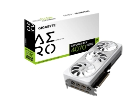Gigabyte nVidia GeForce RTX 4070 Super AERO OC 12GD GDDR6X Video Card, PCI-E 4.0,7168 CUDA Cores, RGB Fusion 3x DP 1.4a, 1x HDMI 2.1a GV-N407SAERO OC-12GD
