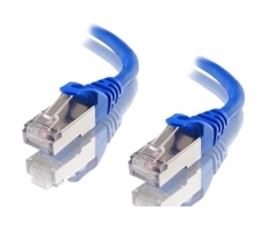 Astrotek CAT6A Shielded Ethernet Cable 1.5m Blue Color 10GbE RJ45 Network LAN Patch Lead S/FTP LSZH Cord 26AWG AT-RJ45BLUF6A-1.5M