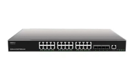 Grandstream IPG-GWN7813 Layer 3 network switch with 24 RJ45 Gigabit Ethernet ports for copper plus four 10 Gigabit SFP+ ports for fiber GWN7813