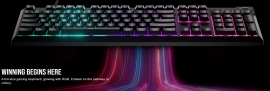 CORSAIR K55 CORE RGB Gaming Keyboard Dynamic Five Zone RGB, Six Macro Keys Spill Resistant. 6 onbaord Effects, ICUE, 2024 CH-9226C65-NA