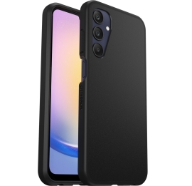 OtterBox React Samsung Galaxy A25 5G Case - Black (77-94113), DROP+ Military Standard, Raised Edges, Hard Case, Wireless Charging Compatible 77-94113