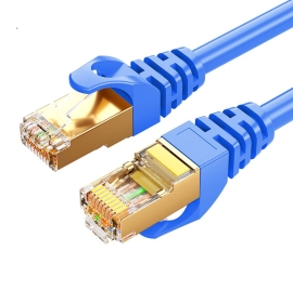 8Ware CAT7 Cable 2m - Blue Color RJ45 Ethernet Network LAN UTP Patch Cord Snagless CAT7-F-2BLU