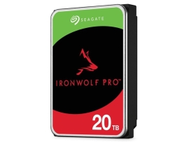 Seagate 20TB 3.5" IronWolf PRO NAS SATA 6Gb/s 7200RPM 256MB Cache HDD. 5 Years Warranty ST20000NT001