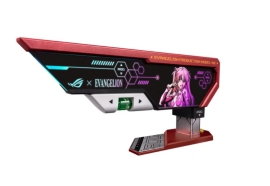 ASUS ROG Herculx Graphics Card Holder EVA-02 Edition, Embedded 3D ARGB Compatible With Aura Sync XH01 ROG HERCULX EVA EDITION