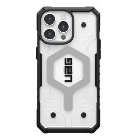 UAG Pathfinder MagSafe Apple iPhone 15 Pro Max (6.7") Case - Ice (114301114343), 18ft. Drop Protection (5.4M), Tactical Grip, Raised Screen Surround 1.14301E+11